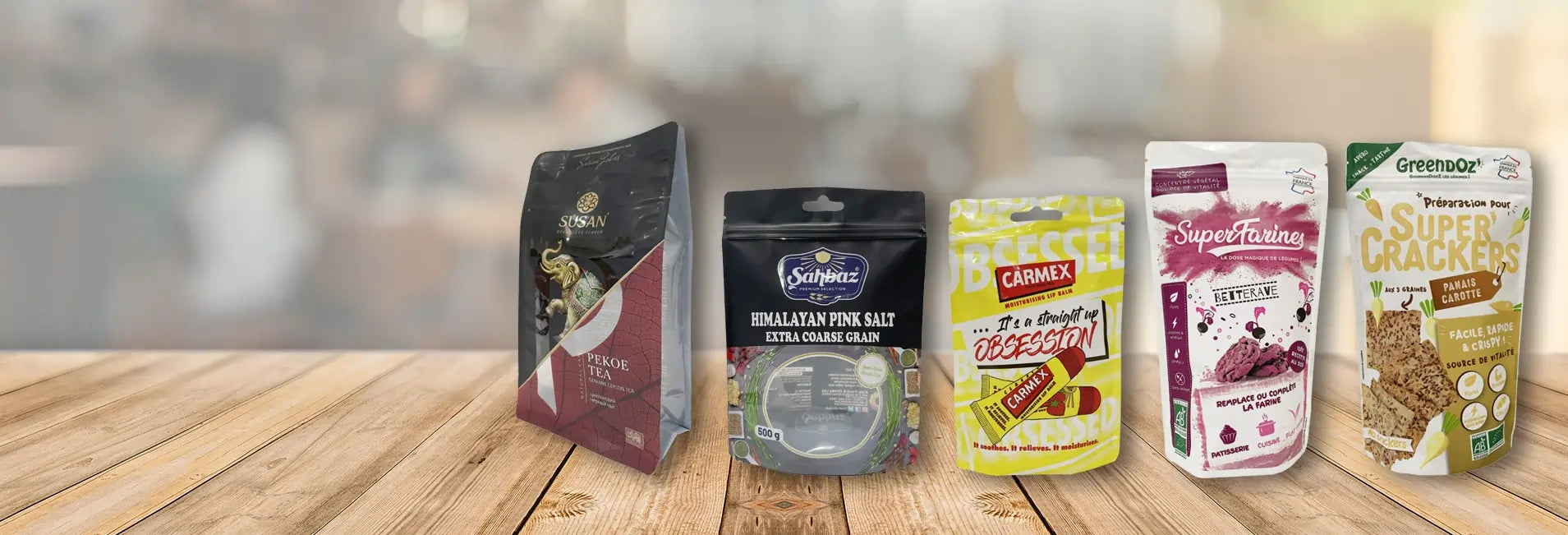 Pouch Packaging Ltd. provides different pouch printing systems according to details of order. Flexo Printing, Roto Printing, Surface Printing. Here are Printed Pouches!