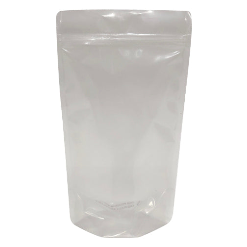 Clear Recyclable Stand Up Pouch with Zipper – Resealable Pouch - Stand ...