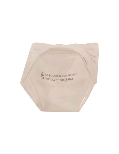 Clear Recyclable Stand Up Pouch with Zipper