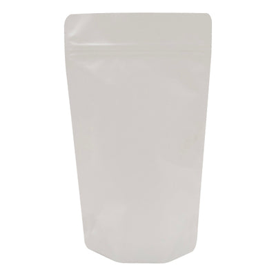 Milky White Matt Recyclable Stand Up Pouch with Zipper
