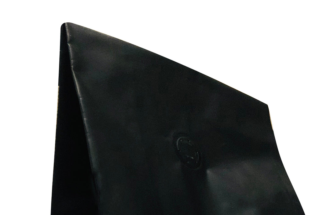 BLACK MATT OPP SIDE GUSSET BAGS