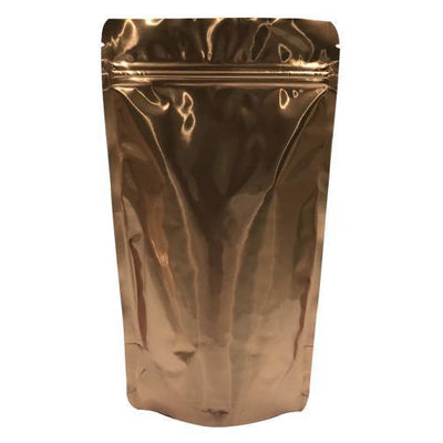 Gold Foil Stand Up Pouch With Zipper / DISCOUNT % 20