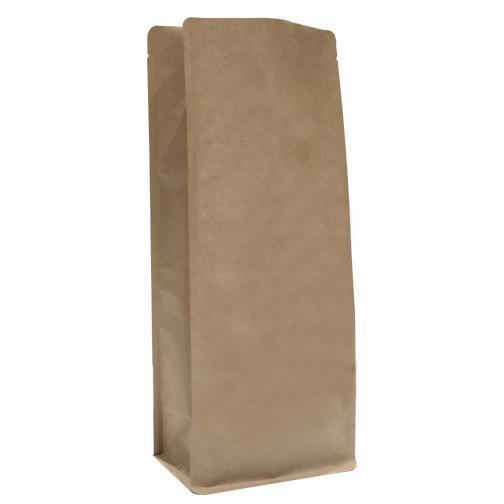 Kraft Metallized Flat Bottom Bag