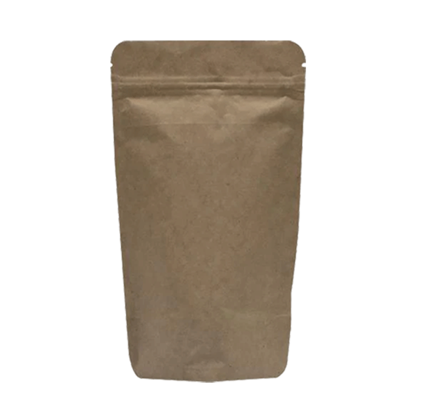Kraft Aluminium Stand Up Pouch With Zipper