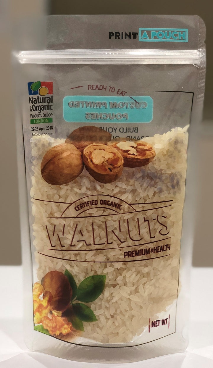 Custom Printed Transparent Stand Up Pouch